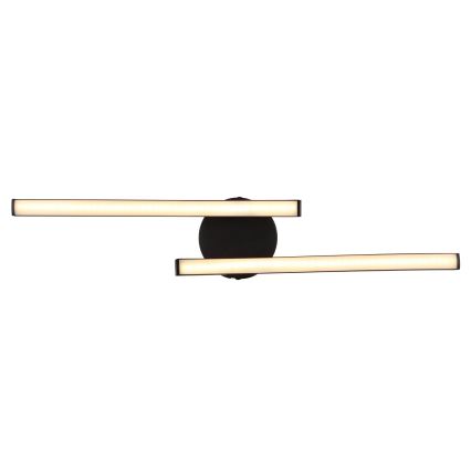 Globo - LED Nadgradni luster LED/12W/230V 3000K crna