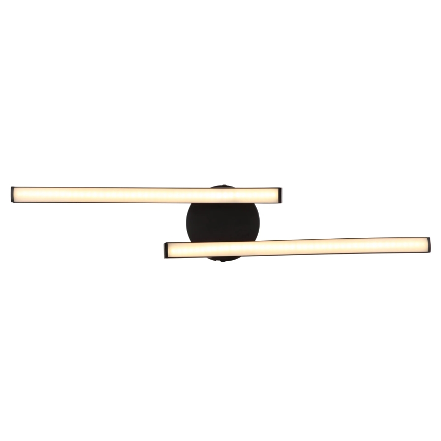 Globo - LED Nadgradni luster LED/12W/230V 3000K crna