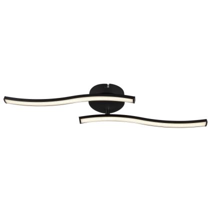 Globo - LED Stropna svjetiljka 2xLED/6W/230V crna