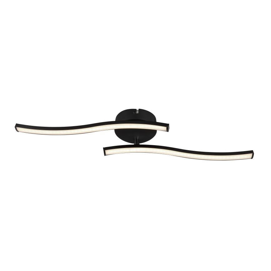 Globo - LED Stropna svjetiljka 2xLED/6W/230V crna