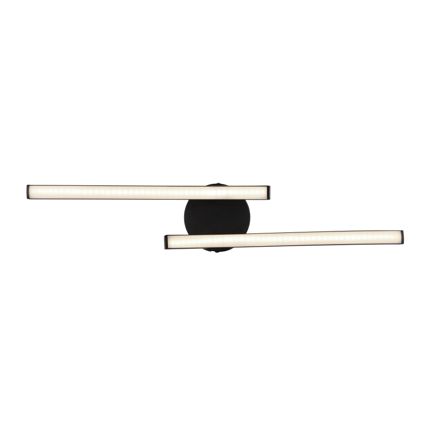 Globo - LED Stropna svjetiljka 2xLED/6W/230V crna