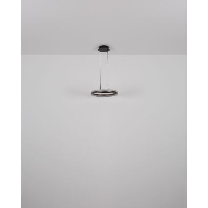 Globo - LED Luster na sajli LED/40W/230V 3000/4000/6000K pr. 39,7 cm smeđa