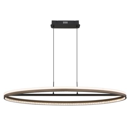 Globo - LED Luster na sajli LED/60W/230V 3000/4000/6000K smeđa