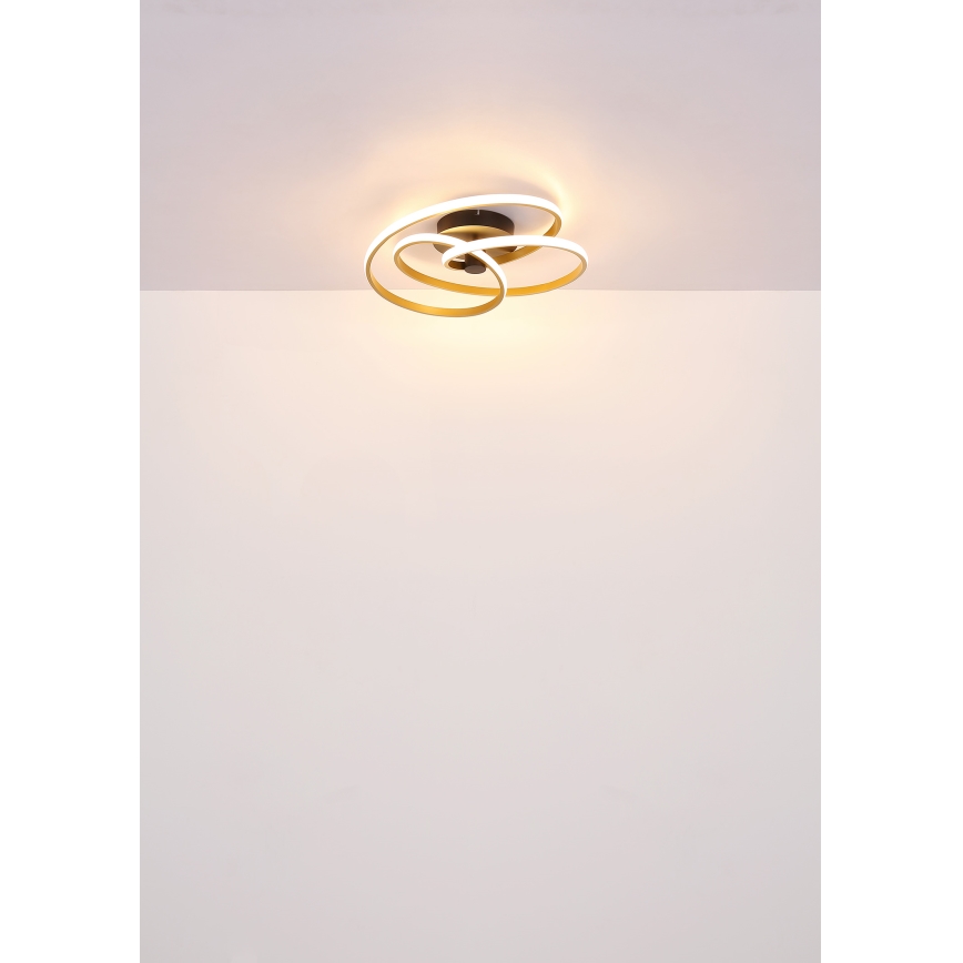Globo - LED Nadgradni luster LED/40W/230V 3000K mat krom/crna