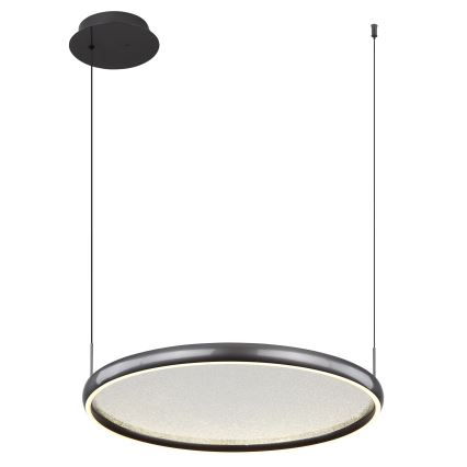 Globo - LED Prigušivi luster na sajli LED/36W/230V 2700-6000K crna + daljinski upravljač