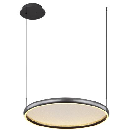 Globo - LED Prigušivi luster na sajli LED/36W/230V 2700-6000K crna + daljinski upravljač