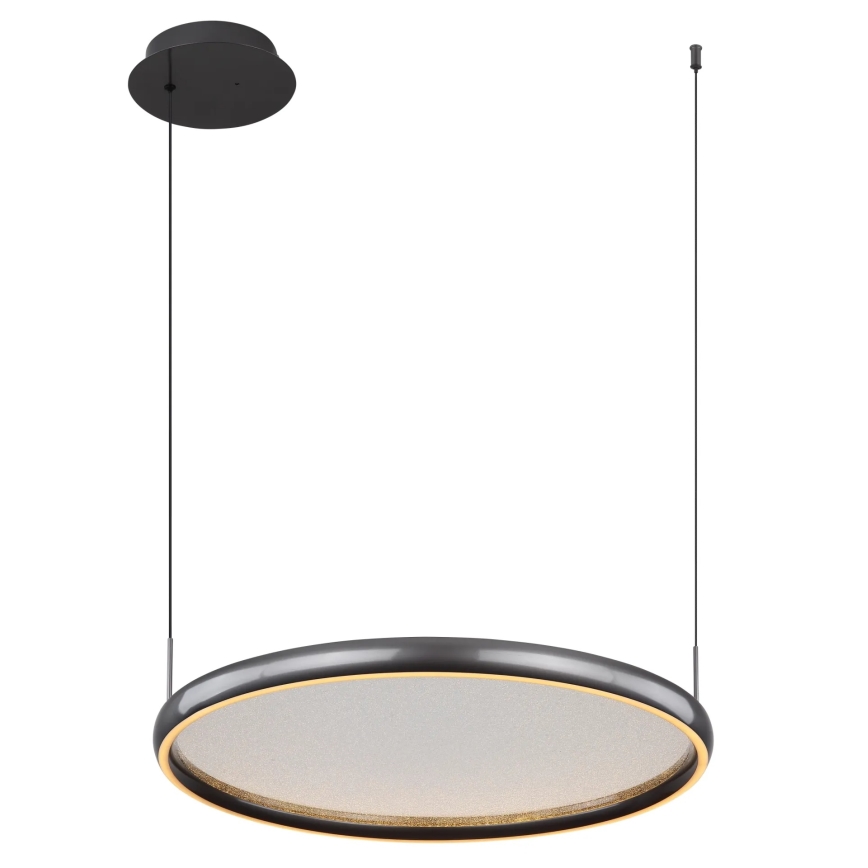 Globo - LED Prigušivi luster na sajli LED/36W/230V 2700-6000K crna + daljinski upravljač