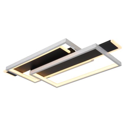 Globo - LED Stropna svjetiljka LED/40W/230V 62x27 cm mat krom/crna