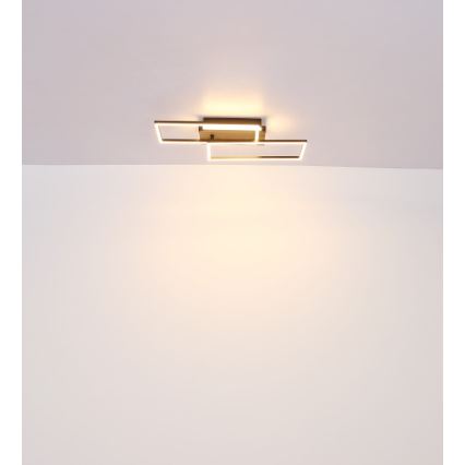 Globo - LED Stropna svjetiljka LED/40W/230V 62x27 cm mat krom/crna