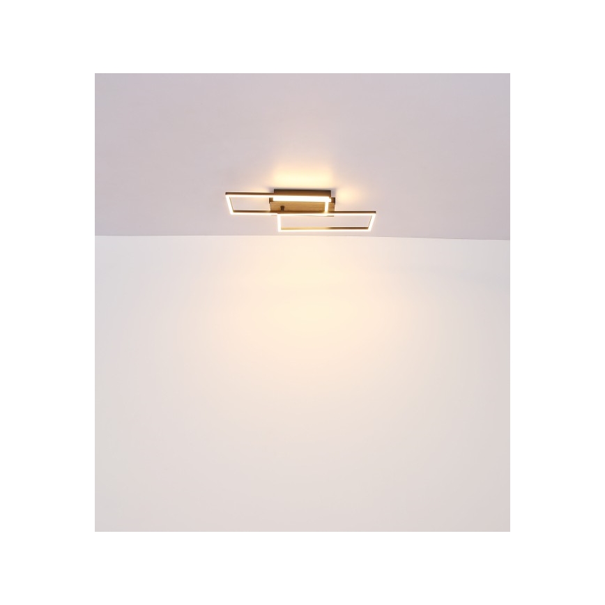 Globo - LED Stropna svjetiljka LED/40W/230V 62x27 cm mat krom/crna