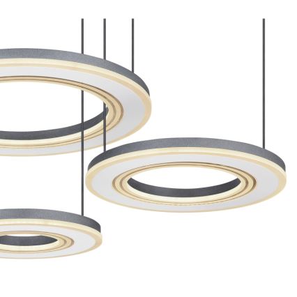 Globo - LED Prigušivi luster na sajli LED/80W/230V 2700-6000K crna + daljinski upravljač