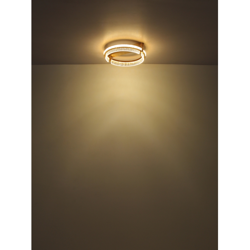 Globo - LED Prigušiva kristalna stropna svjetiljka LED/36W/230V 2700K-6000K + daljinski upravljač