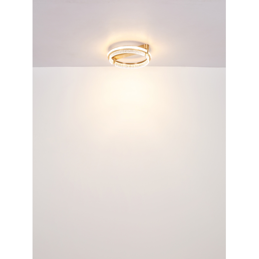Globo - LED Prigušiva kristalna stropna svjetiljka LED/36W/230V 2700K-6000K + daljinski upravljač