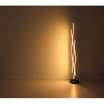 Globo - LED Podna lampa LED/28W/230V 3000K crna