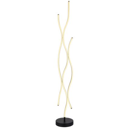 Globo - LED Podna lampa LED/28W/230V 3000K crna/zlatna