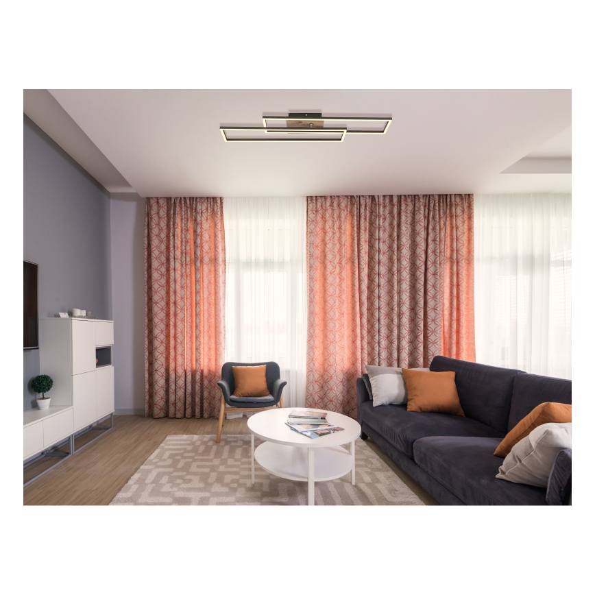 Globo - LED Stropna svjetiljka LED/30W/230V 3000K 60x80 cm crna