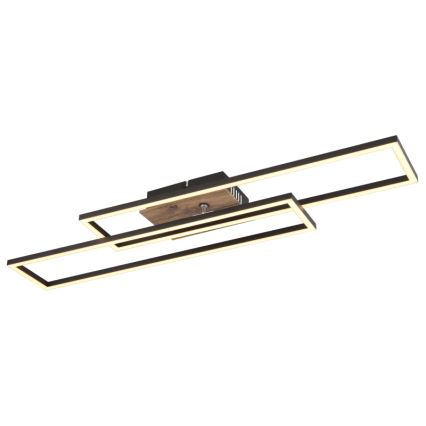 Globo - LED Stropna svjetiljka LED/30W/230V 3000K 60x80 cm crna