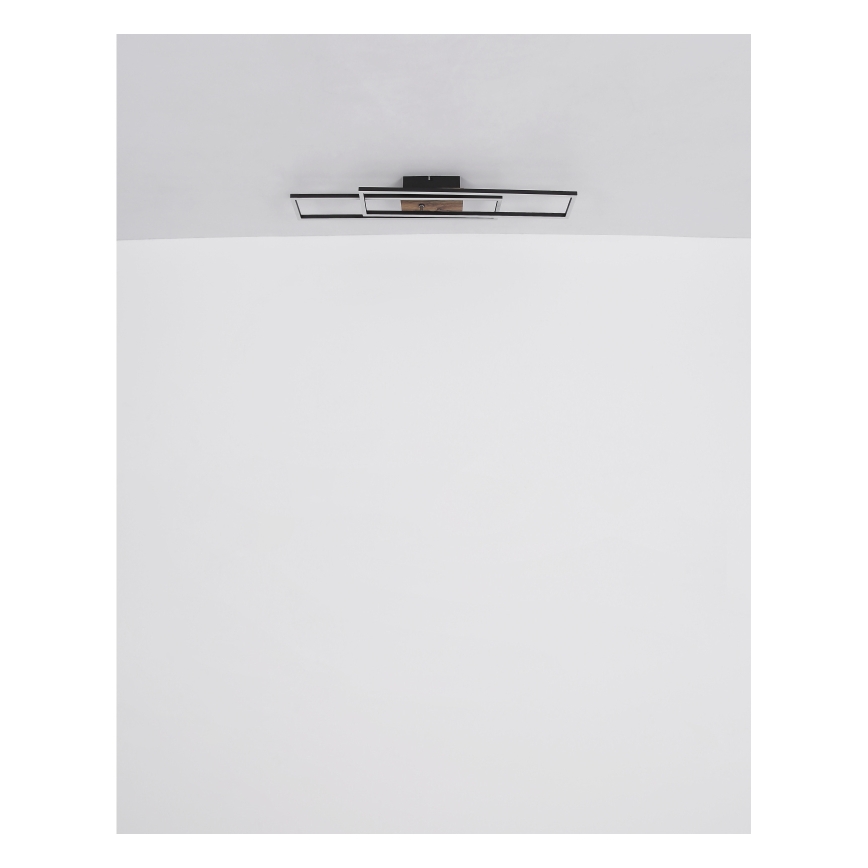 Globo - LED Stropna svjetiljka LED/30W/230V 3000K 60x80 cm crna