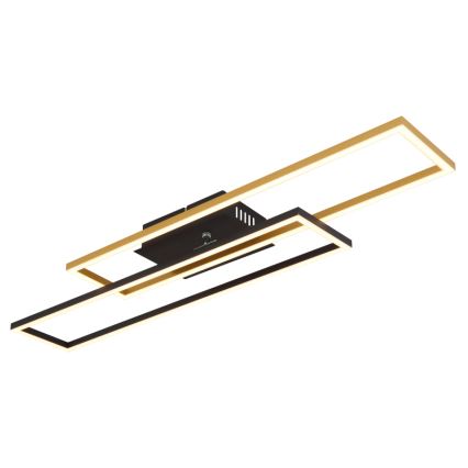 Globo - LED Stropna svjetiljka LED/30W/230V 3000K 60x80 cm crna/zlatna