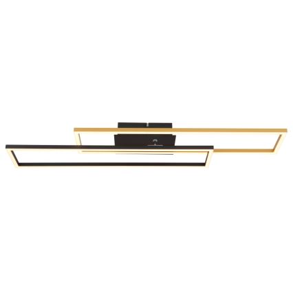 Globo - LED Stropna svjetiljka LED/30W/230V 3000K 60x80 cm crna/zlatna