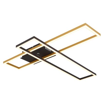 Globo - LED Stropna svjetiljka LED/30W/230V 3000K 60x80 cm crna/zlatna