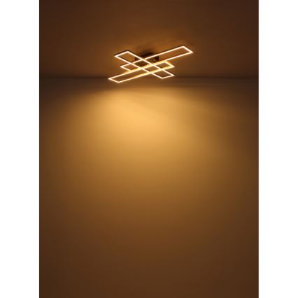 Globo - LED Stropna svjetiljka LED/30W/230V 3000K 60x80 cm crna/zlatna