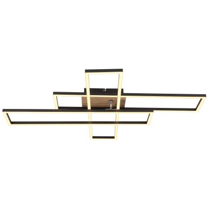 Globo - LED Stropna svjetiljka LED/40W/230V 3000K 60x80 cm crna