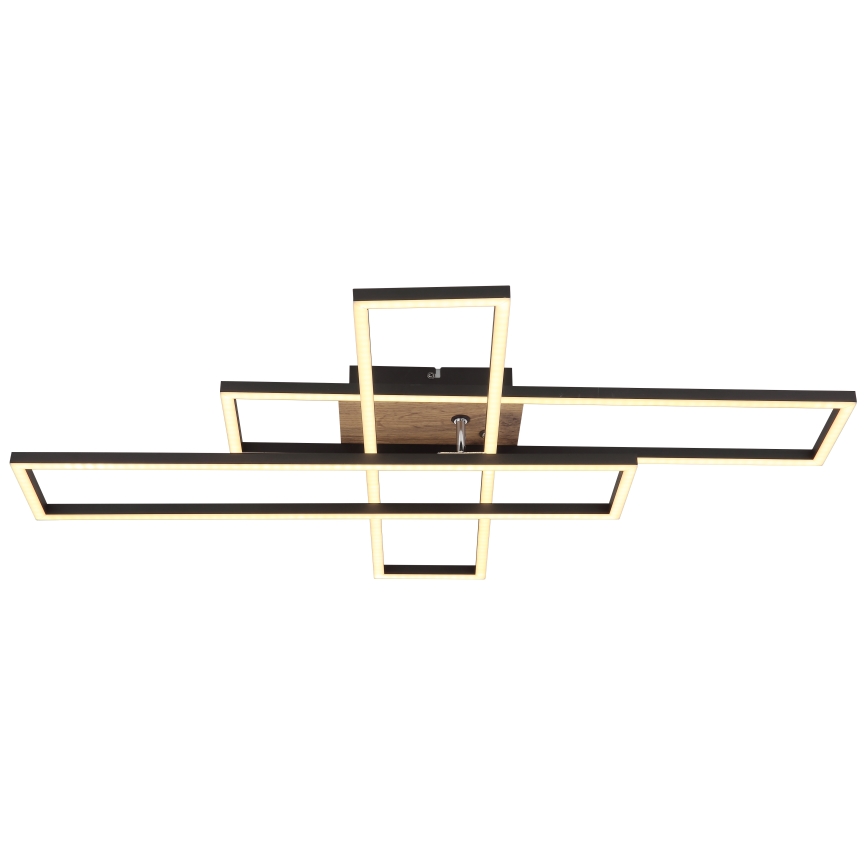 Globo - LED Stropna svjetiljka LED/40W/230V 3000K 60x80 cm crna