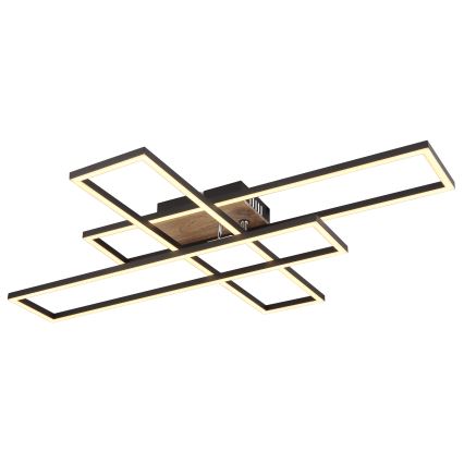 Globo - LED Stropna svjetiljka LED/40W/230V 3000K 60x80 cm crna