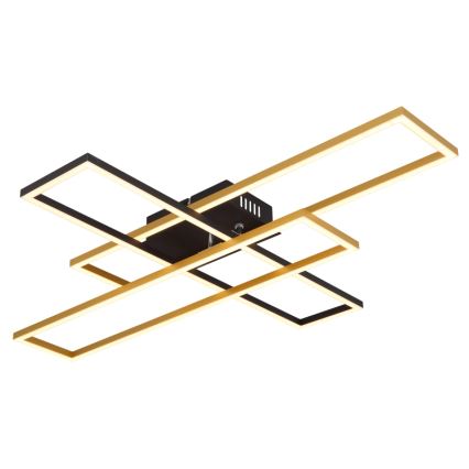 Globo - LED Stropna svjetiljka LED/40W/230V 3000K 60x80 cm crna/zlatna