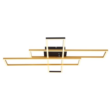 Globo - LED Stropna svjetiljka LED/40W/230V 3000K 60x80 cm crna/zlatna
