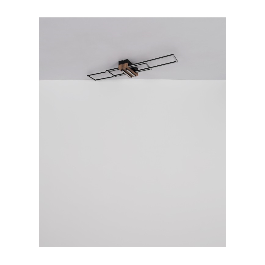 Globo - LED Stropna svjetiljka LED/40W/230V 3000K 25x100 cm crna