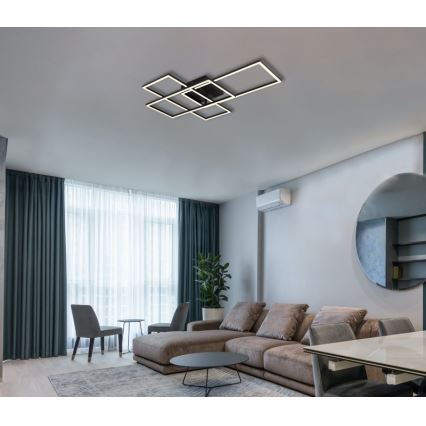Globo - LED Prigušiva stropna svjetiljka LED/40W/230V 2700-6500K 51x74 cm Wi-Fi Tuya + daljinski upravljač