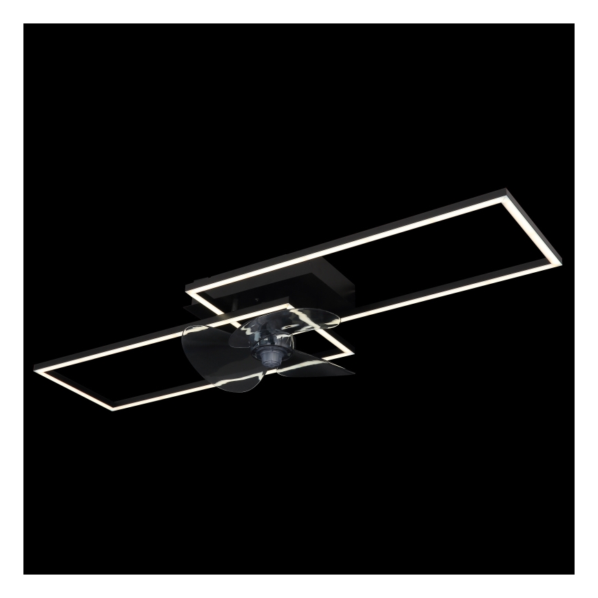 Globo - LED stropna svjetiljka s ventilatorom, s mogućnošću prigušivanja LED/38W/230V 3000-6500K + daljinski upravljač