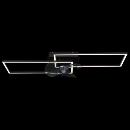 Globo - LED stropna svjetiljka s ventilatorom, s mogućnošću prigušivanja LED/38W/230V 3000-6500K + daljinski upravljač