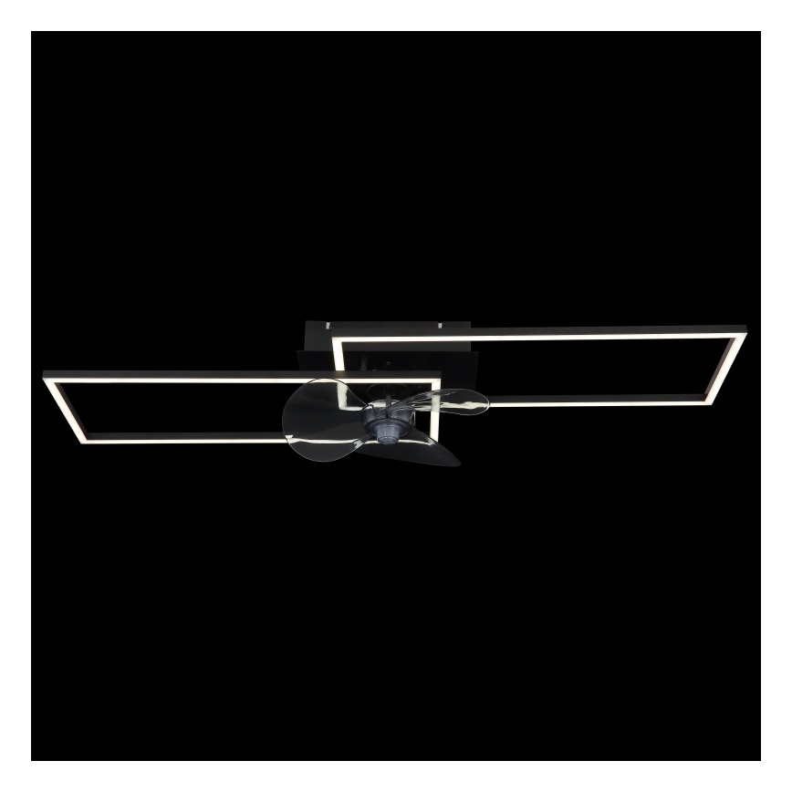 Globo - LED stropna svjetiljka s ventilatorom, s mogućnošću prigušivanja LED/38W/230V 3000-6500K + daljinski upravljač