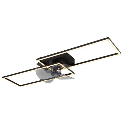 Globo - LED stropna svjetiljka s ventilatorom, s mogućnošću prigušivanja LED/38W/230V 3000-6500K + daljinski upravljač