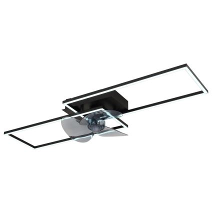 Globo - LED stropna svjetiljka s ventilatorom, s mogućnošću prigušivanja LED/38W/230V 3000-6500K + daljinski upravljač