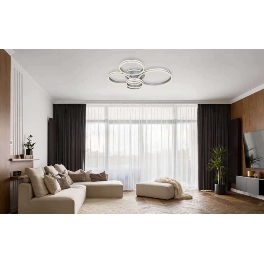Globo - Prigušivo stropno LED svjetlo LED/120W/230V 2700-6000K 90x114 cm + daljinski upravljač