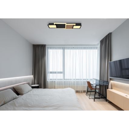 Globo 67279-30 - LED stropna svjetiljka CAROLINE LED/30W/230V 25x71,5 cm bež/crna