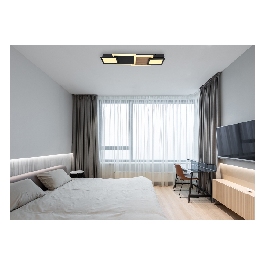 Globo 67279-30 - LED stropna svjetiljka CAROLINE LED/30W/230V 25x71,5 cm bež/crna