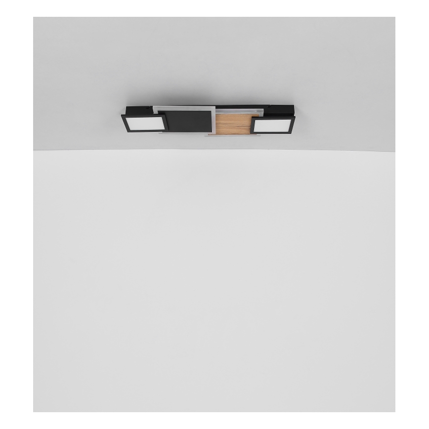 Globo 67279-30 - LED stropna svjetiljka CAROLINE LED/30W/230V 25x71,5 cm bež/crna