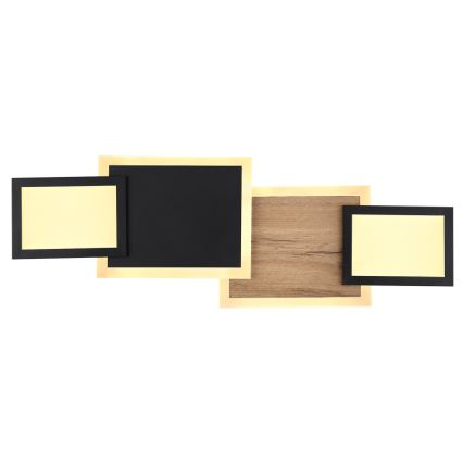 Globo 67279-30 - LED stropna svjetiljka CAROLINE LED/30W/230V 25x71,5 cm bež/crna