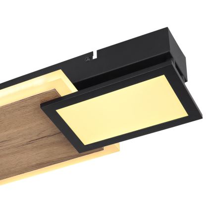 Globo 67279-30 - LED stropna svjetiljka CAROLINE LED/30W/230V 25x71,5 cm bež/crna