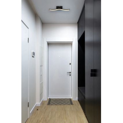 Globo - LED Nadgradni luster LED/6W/230V 3000K crna
