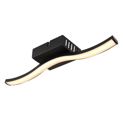 Globo - LED Nadgradni luster LED/6W/230V 3000K crna