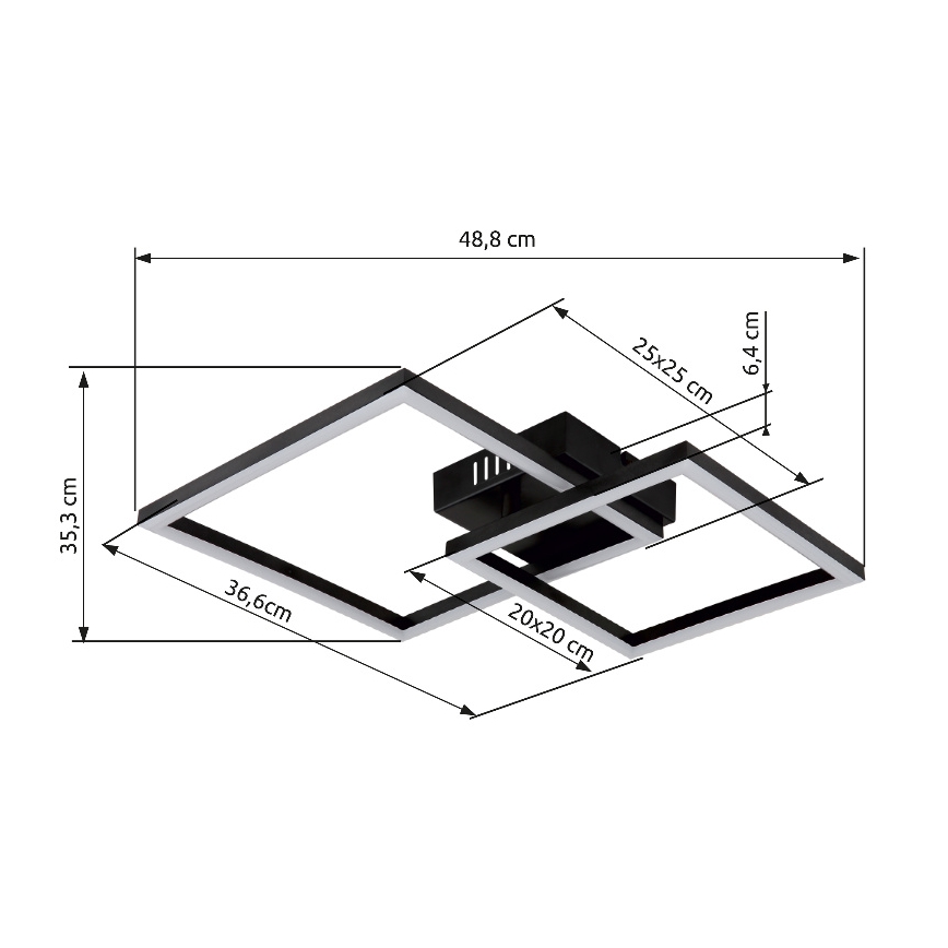 Globo - LED Stropna svjetiljka LED/20W/230V 3000K