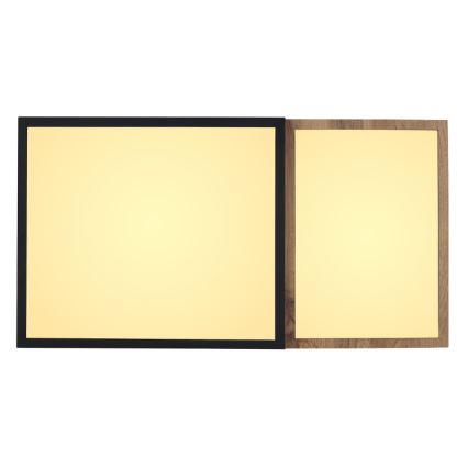 Globo 67286-30 - LED stropna svjetiljka GUNDI LED/30W/230V 35x65 cm smeđa/crna