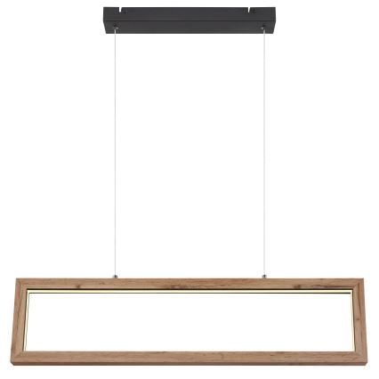 Globo 67287H - LED luster na sajli MANDERA LED/24W/230V smeđa