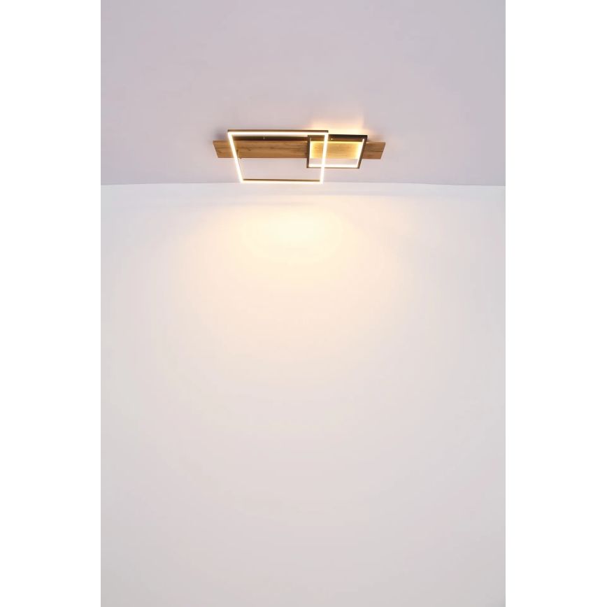 Globo 67289D1 - LED stropna svjetiljka VANNI LED/24W/230V 40x75 cm smeđa/crna